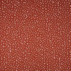Sengetøj med rustrøde dots