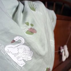 Sengetøj med svaner