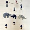 3 Elefanter Uro Blå