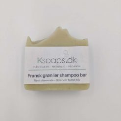 Shampoobar med grøn ler