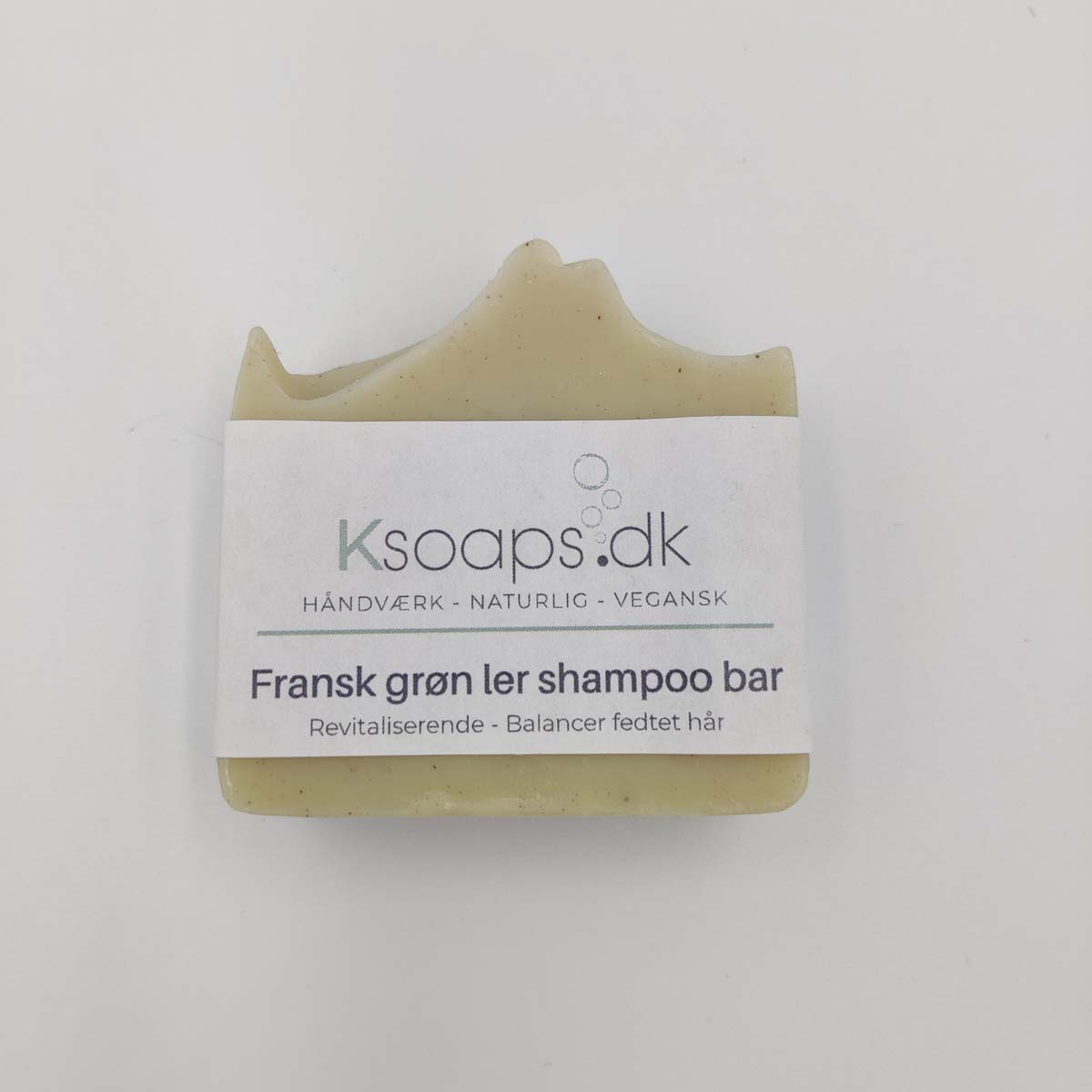 hjort Snazzy fortov Shampoo bar grøn ler - HelseHuset Nakskov