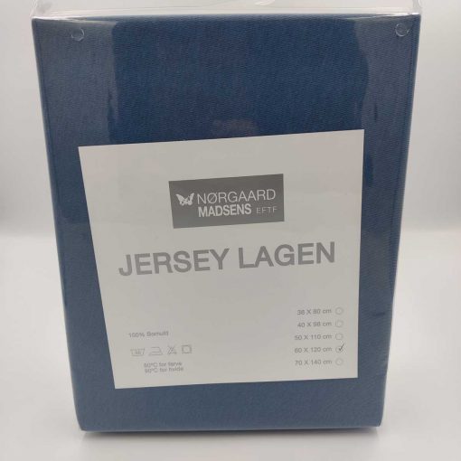 Jersey lagen blå 60x120
