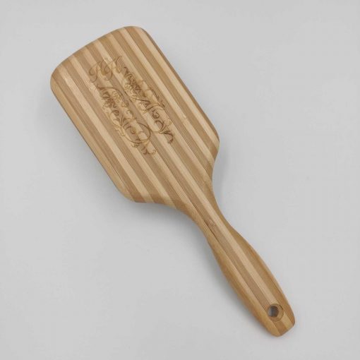 Olivia Garden healthy hair ionic paddle børste i bambus