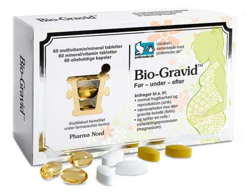 Bio-Gravid fra Pharma Nord 3x60 stk.