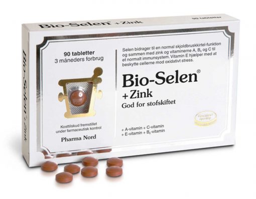 Bio-Selen+zink fra Pharma Nord 90 stk.