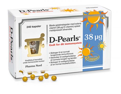 D-pearls fra Pharma Nord 38 µg 240 stk.