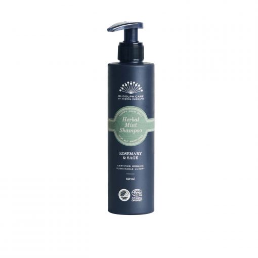 Herbal Mint shampoo fra Rudolph Care 240 ml