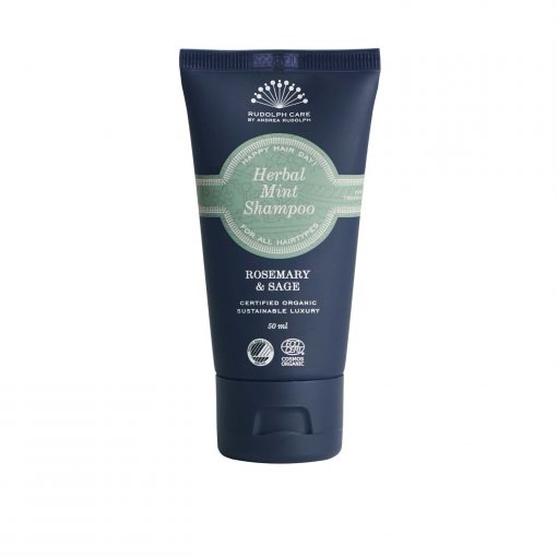 Herbal Mint shampoo fra Rudolph Care 50 ml