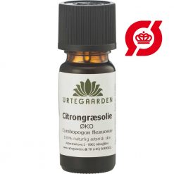 citrongræsolie æterisk olie øko fra urtegaarden