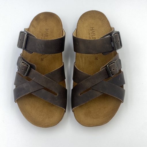 Bio charles sandaler i brun fra Haflinger