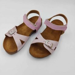 Bio Fritzi sandaler fra haflinger i rose med glimmer