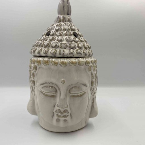 Duftlampe Buddha hvid