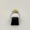 Rav ring glitter gul