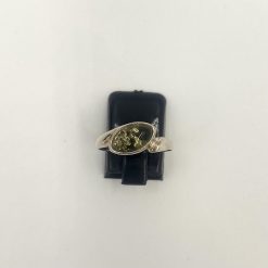 Rav ring øje grøn