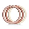 BIBS Loops blush/ivory
