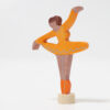 Dekorations Ballerina orange