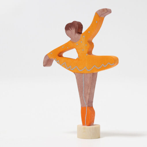 Dekorations Ballerina orange