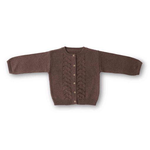 Strikcardigan frances cocoa