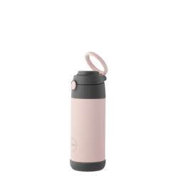 Kids Straw Bottle Soft Rose